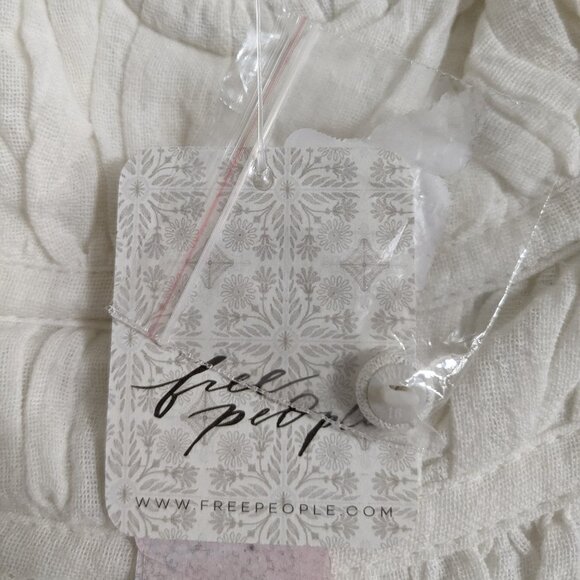 Free People Chloe Top in White Size XS - Picture 4 of 8